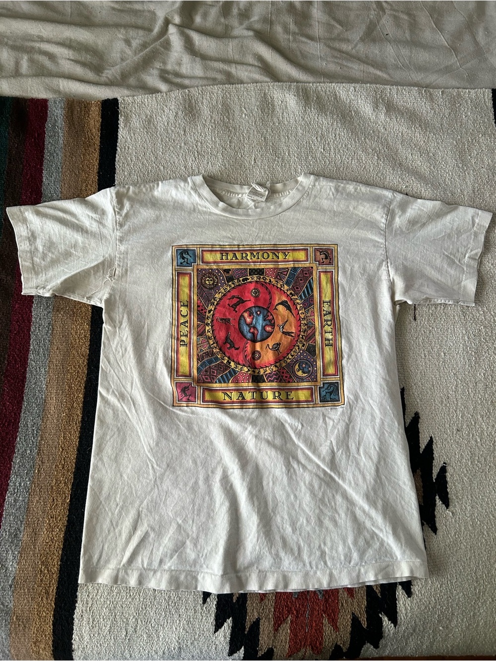 Harmony Nature Graphic Tee - White